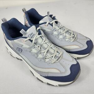 Skechers Light Gray & Navy Women's Athletic Sneakers